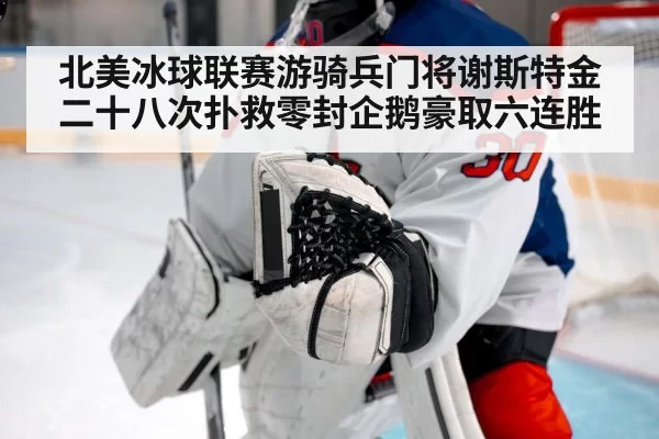 北美冰球联赛游骑兵门将谢斯特金二十八次扑救零封企鹅豪取六连胜